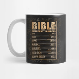 Emergency Bible Numbers Mug